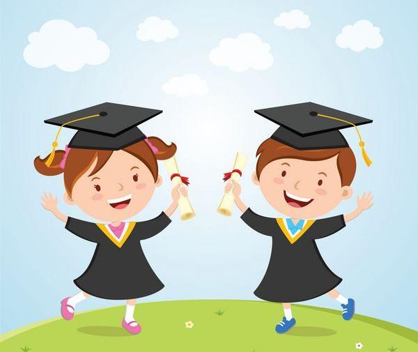عکس کلاه فارغ التحصیلی کارتونی