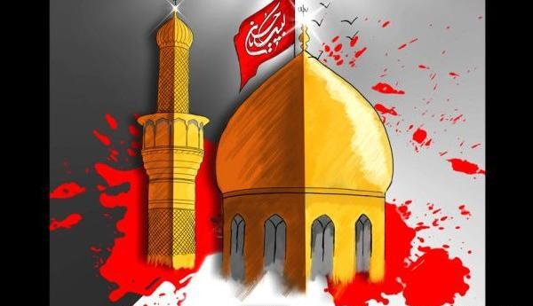 عکس نقاشی ضریح امام حسین