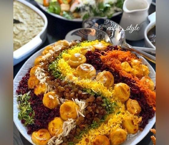 عکس سفره کباب