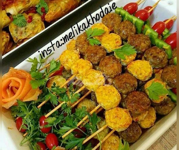 عکس سفره کباب