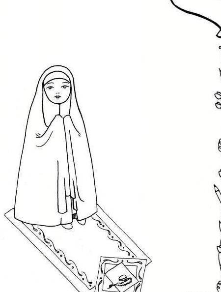 عکس نقاشی چادر
