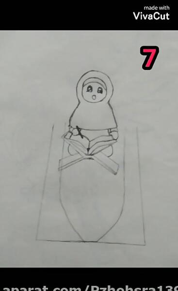عکس نقاشی حجاب