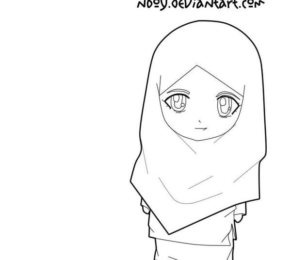عکس نقاشی حجاب