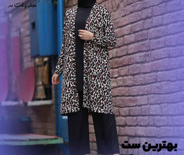 عکس مانتو با شلوار بگ
