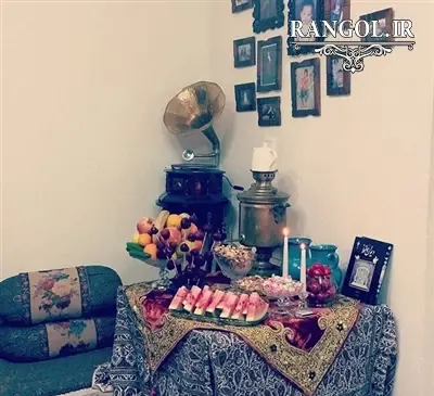عکس طبیعی سفره شب یلدا