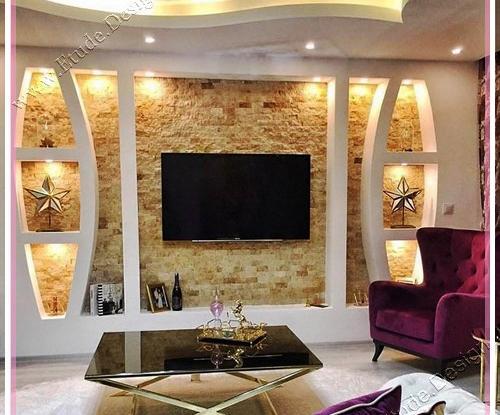 عکس دکور میز تلویزیون