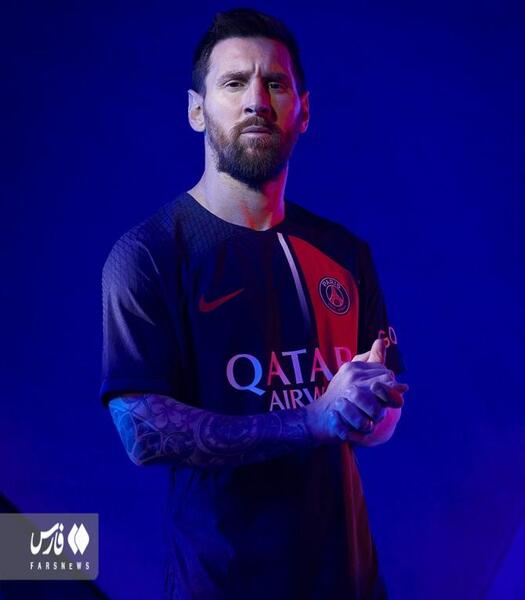 عکس مسی در پاریس ژرمن