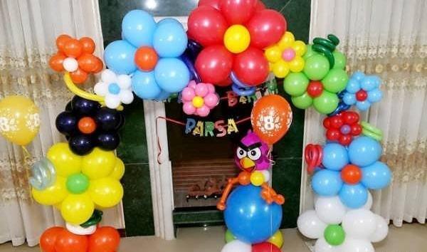 عکس مدل بادکنک آرایی تولد