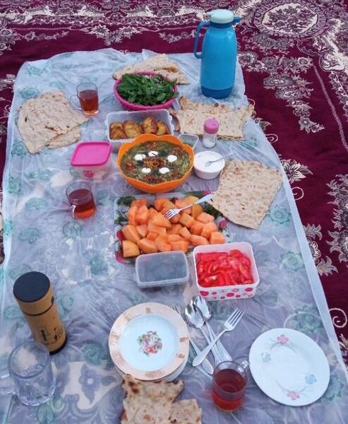 عکس سفره غذا کودکانه