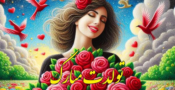 عکس تبریک قدم نو رسیده به خواهر شوهر