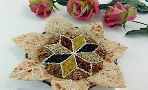 عکس دیزاین حلیم بادمجان