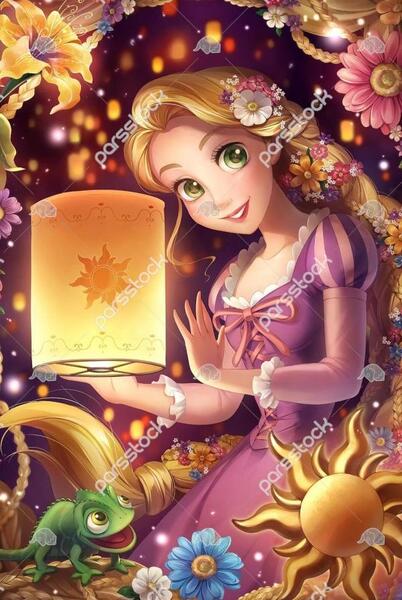 عکس از راپونزل گیسو کمند
