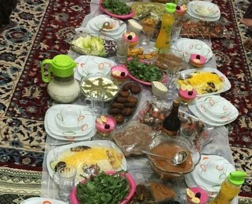 عکس سفره فیک