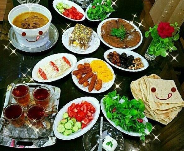 عکس سفره فیک