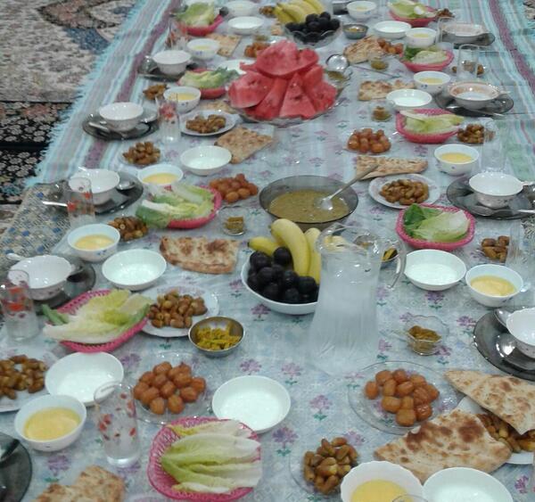عکس سفره فیک