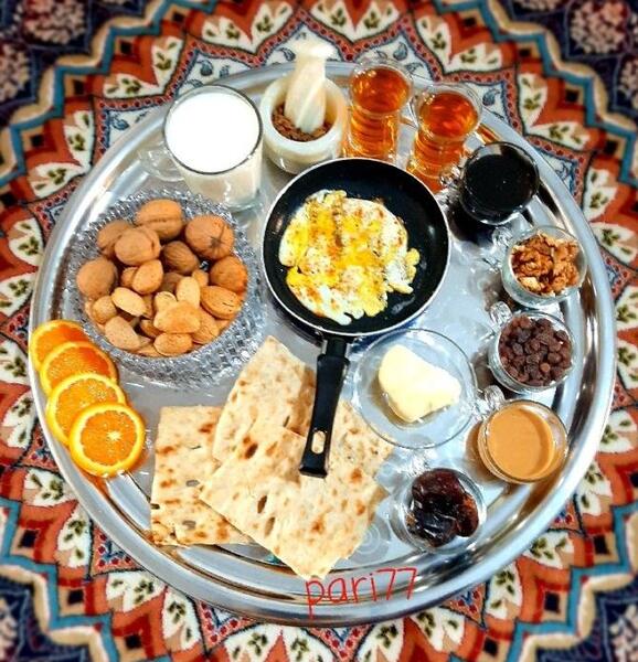 عکس سفره صبحانه سلامت