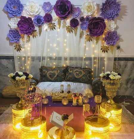 عکس دیزاین سفره عقد