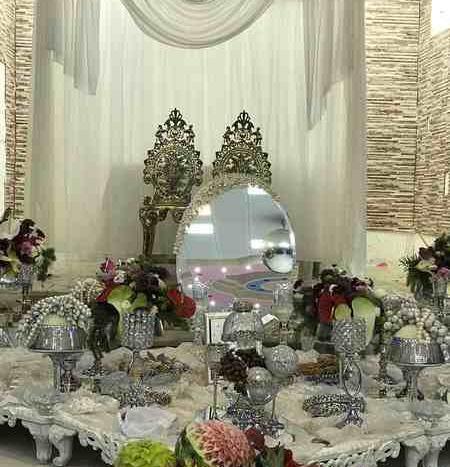 عکس دیزاین سفره عقد