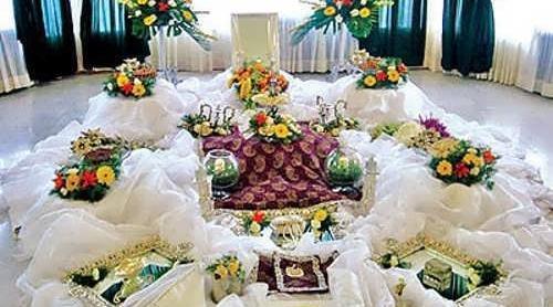 عکس دیزاین سفره عقد