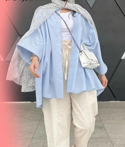 عکس مانتو شومیزی