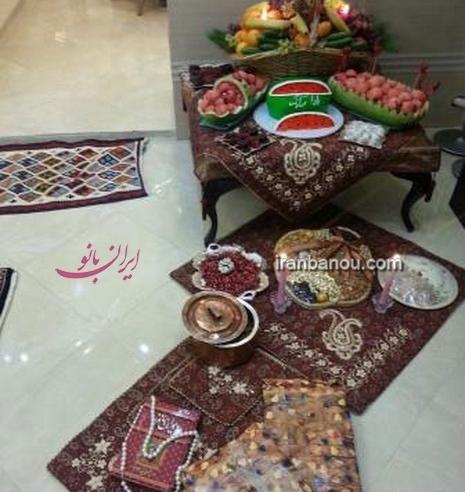 عکس سفره زیبای شب یلدا