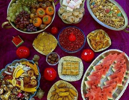 عکس سفره زیبای شب یلدا