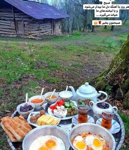 عکس سفره طبیعت