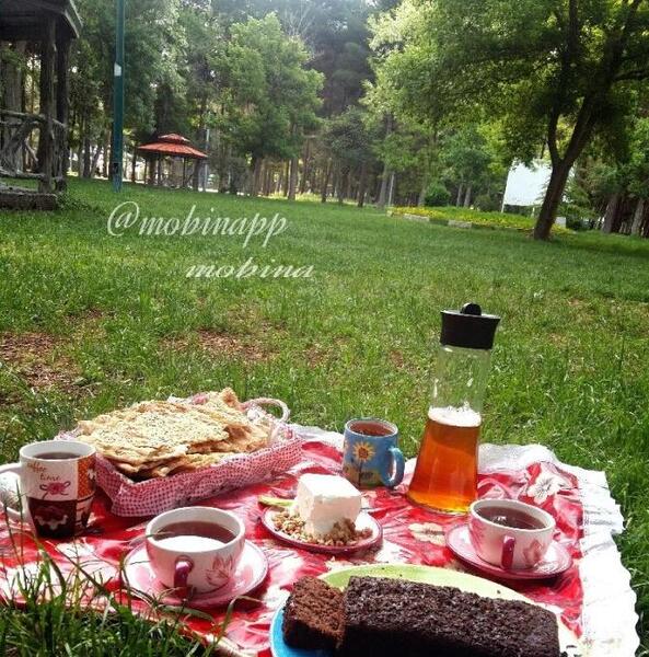 عکس سفره طبیعت