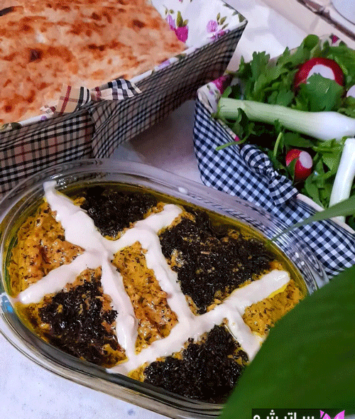 عکس سفره کشک بادمجان