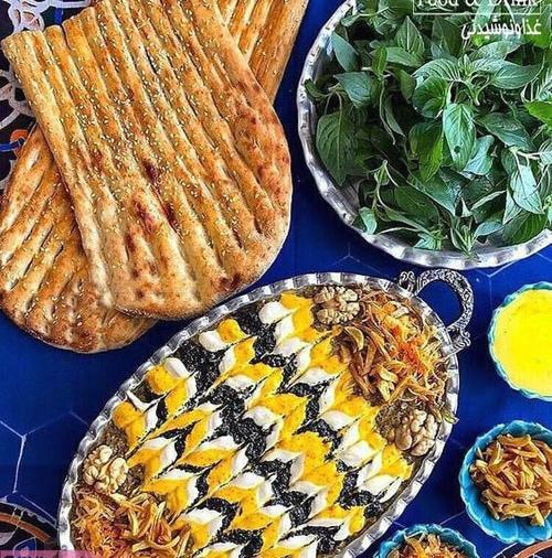 عکس سفره کشک بادمجان