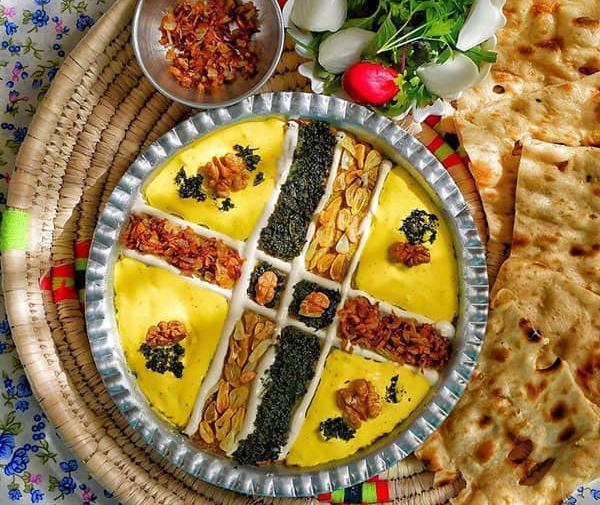 عکس سفره کشک بادمجان