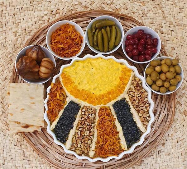 عکس سفره کشک بادمجان