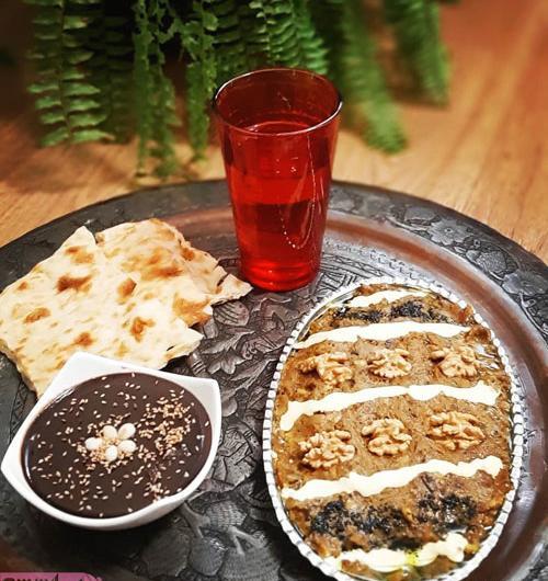 عکس سفره کشک بادمجان