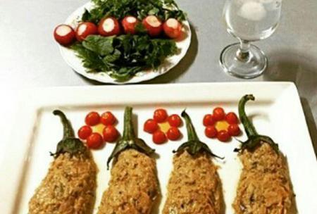 عکس سفره کشک بادمجان