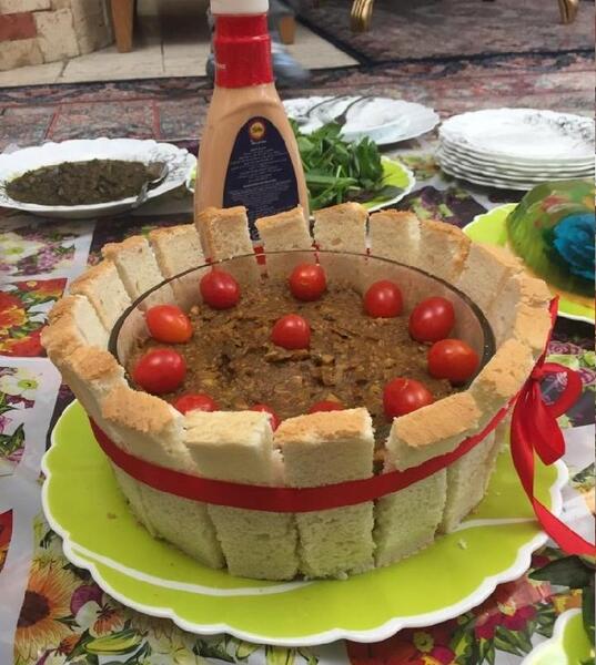عکس سفره پاگشای عروس