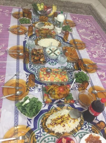 عکس سفره پاگشای عروس
