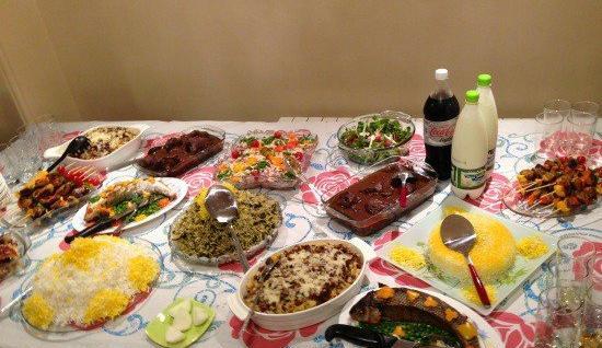 عکس سفره پاگشای عروس
