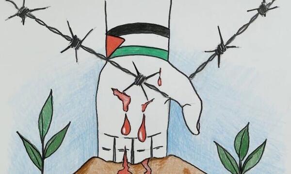 عکس نقاشی غزه