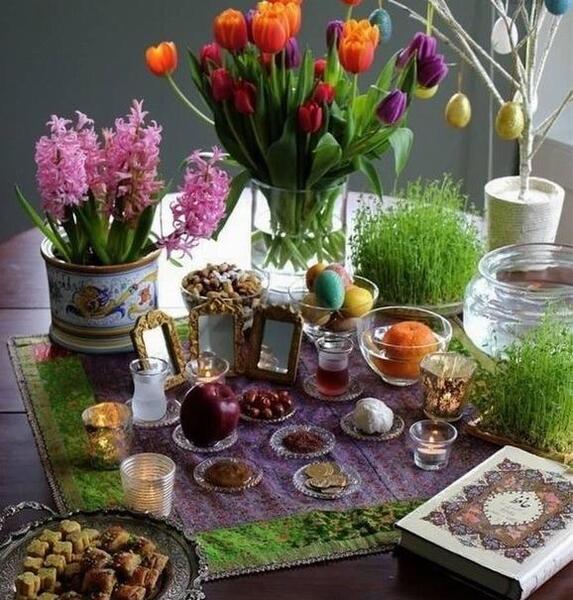 عکس زیبای سفره هفت سین