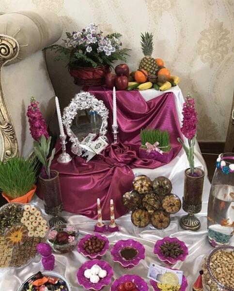 عکس زیبای سفره هفت سین