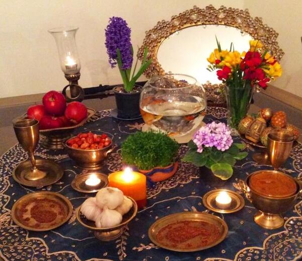 عکس زیبای سفره هفت سین