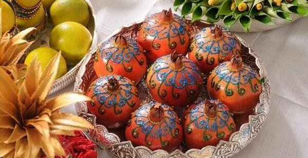 عکس بادکنک آرایی شب یلدا