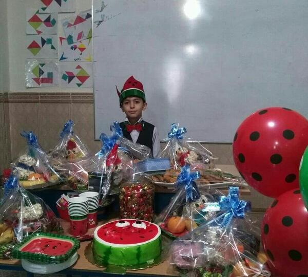عکس بادکنک آرایی شب یلدا