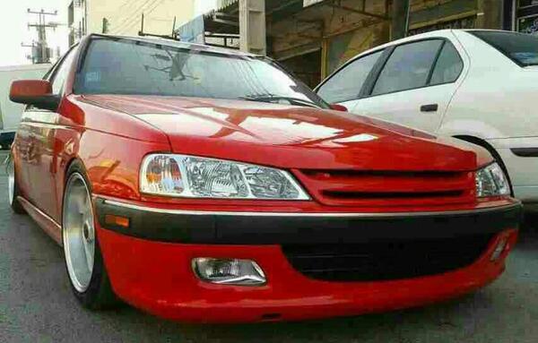 عکس پژو پارس قرمز