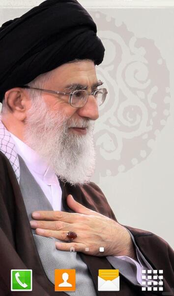 عکس پس زمینه گوشی رهبری