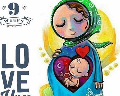 عکس نوشته زیبا برای نوزاد دختر