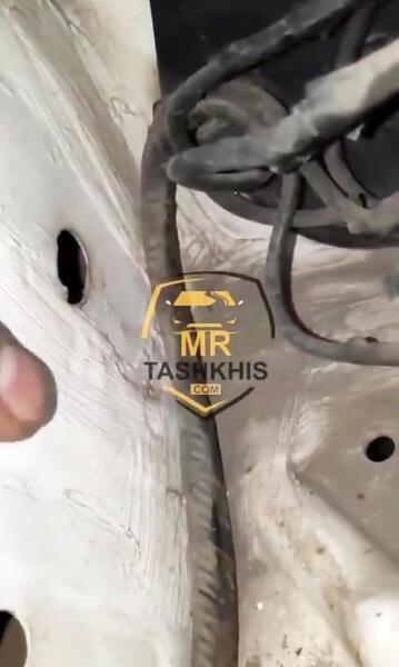 عکس شاسی ضربه خورده پژو پارس