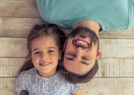 عکس نوشته زیبا پدر و دختر