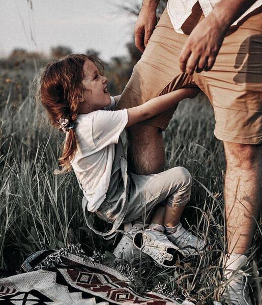 عکس نوشته زیبا پدر و دختر