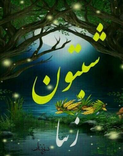 عکس نوشته زیبا شب بخیر